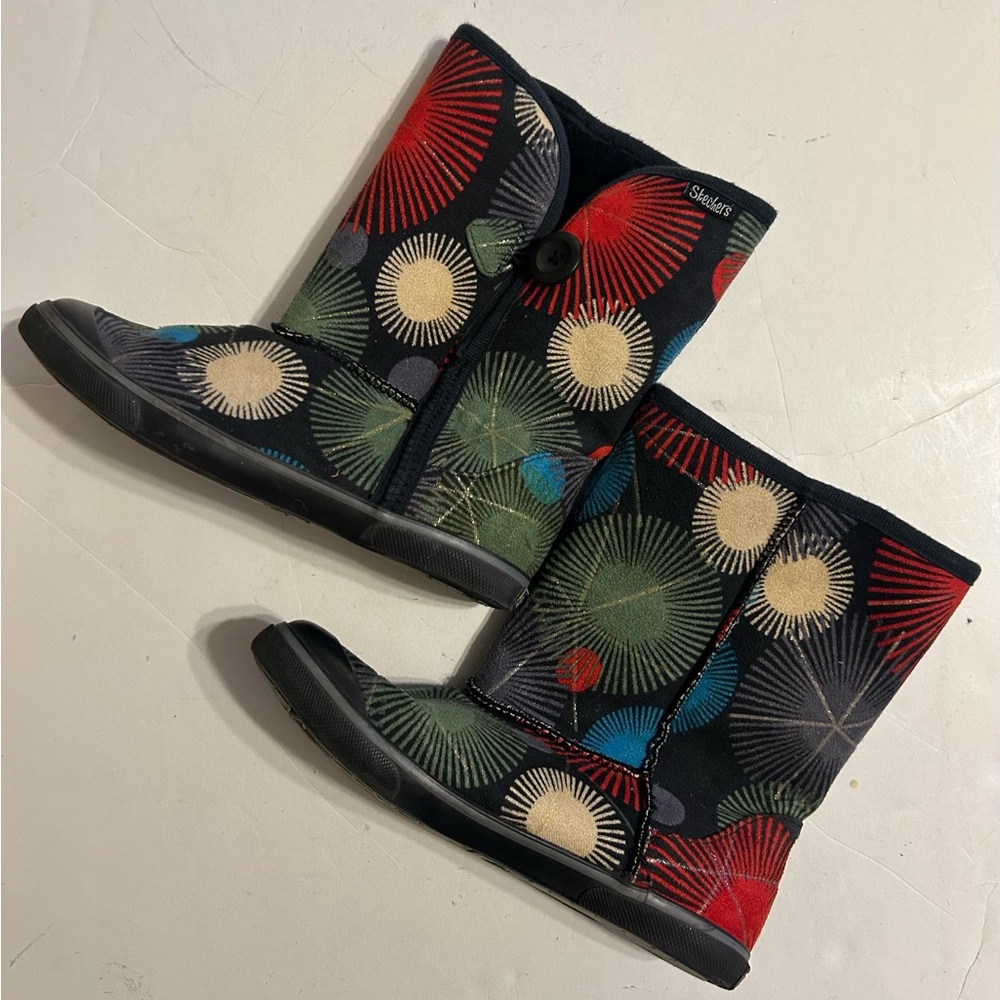 Skechers Colorful Starburst Ankle Boots